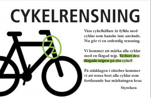 cykelrensning